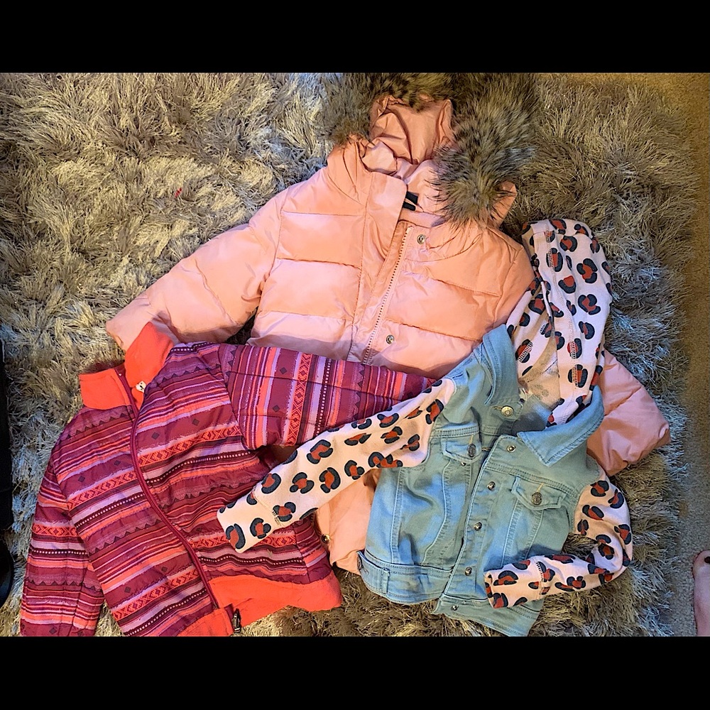 (3x) toddler girl size 2t winter jackets EUC